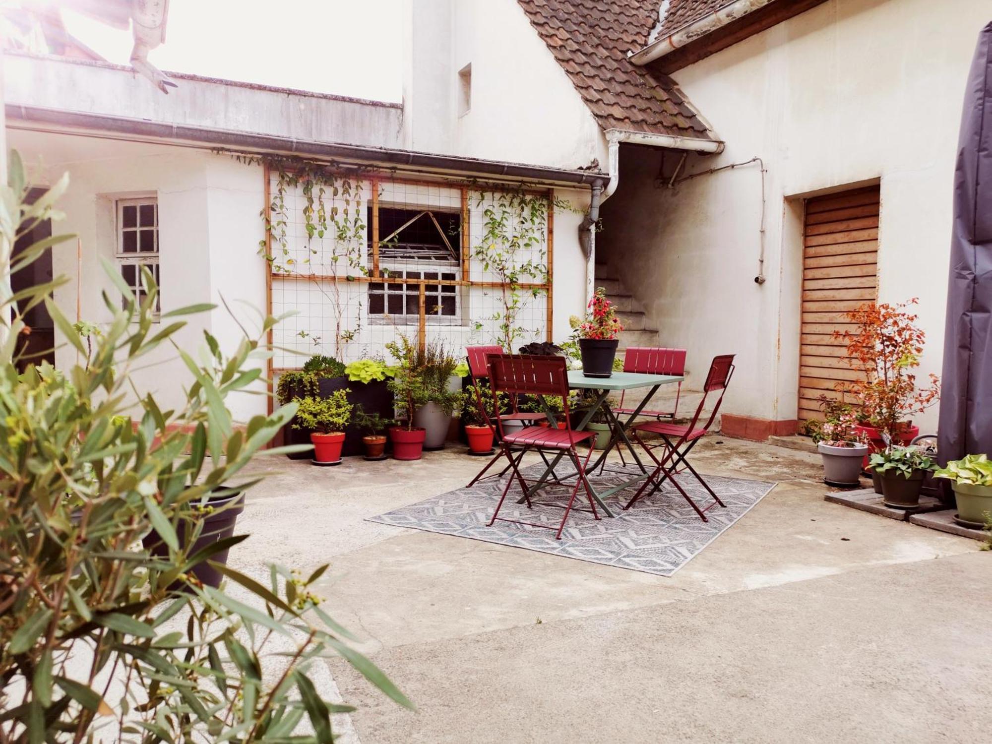 Entre Ville Et Vignes - Gite Classe 3 Etoiles Ingersheim Bagian luar foto