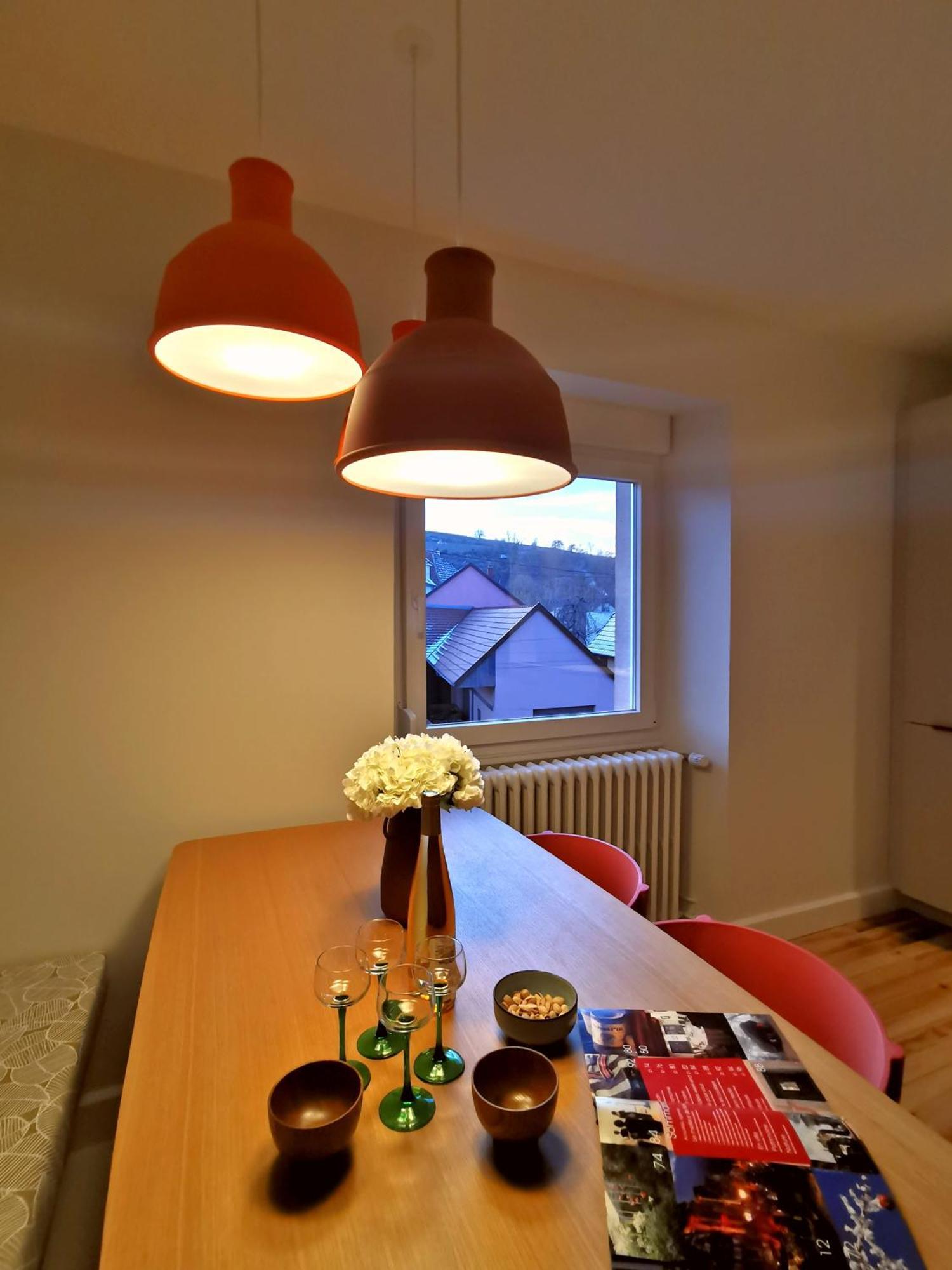 Entre Ville Et Vignes - Gite Classe 3 Etoiles Ingersheim Ruang foto